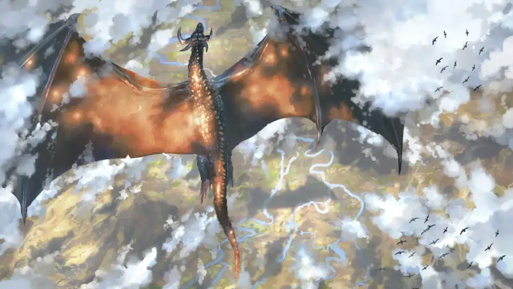Dragon sky by DaveyBaker