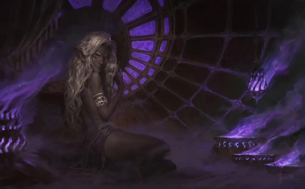 Drow Priestess by 000Fesbra000