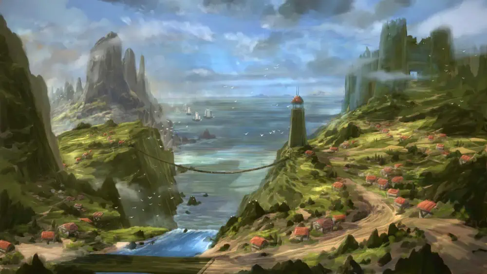 Coastal Village by DaveyBaker