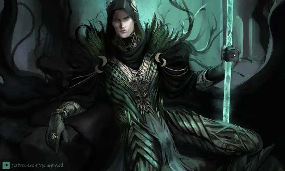 Death in his armor by Lidiash