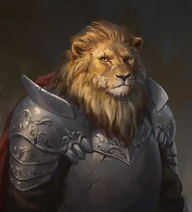 Knight of the Mane by NathanParkArt