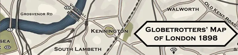 A preview of the guide's map of London