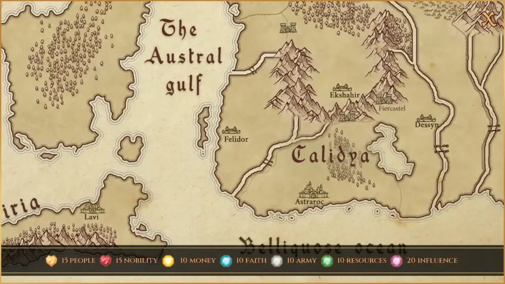 Map of the world